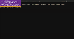 Desktop Screenshot of broadmoorworldarena.com
